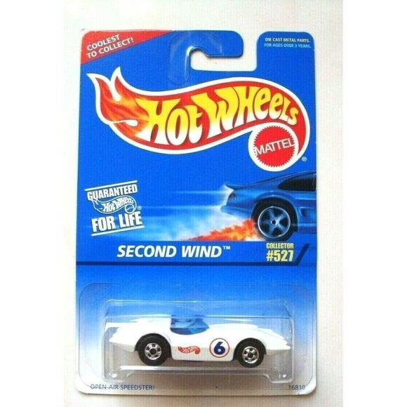 Die Cast Hot Wheels 1996 Second Wind Collector 527 Open-Air Speedster 1:64 16810 - Picture 4 of 8
